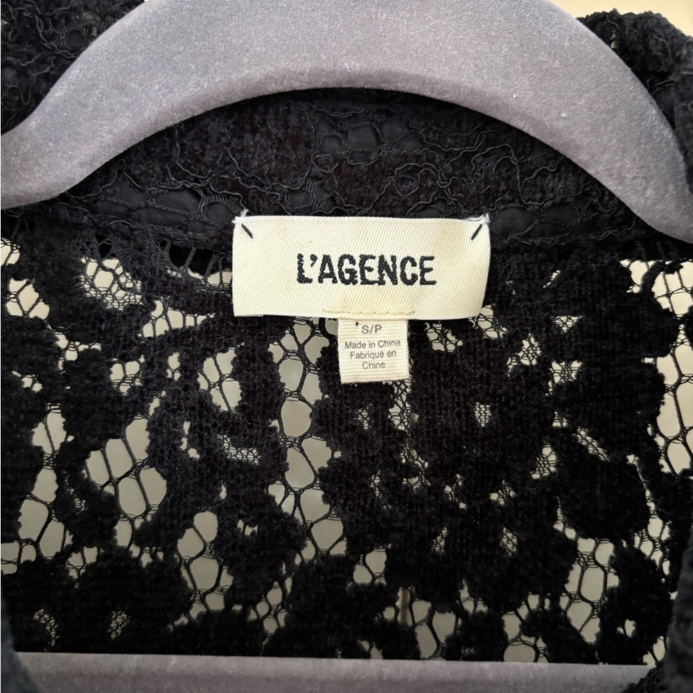 L’Agence Jenica Lace Button-Up Shirt - Picture 4 of 6